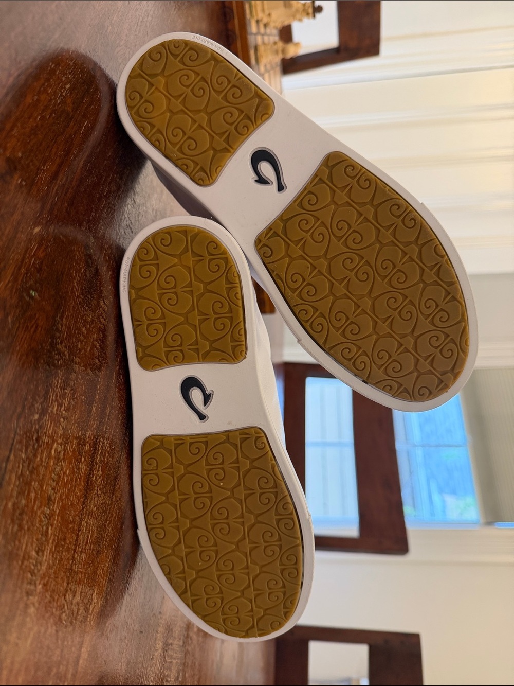 OluKai White Women's Sneakers - Picture 7 of 8